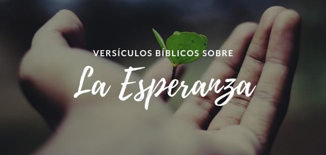 Versículos Bíblicos sobre la Esperanza