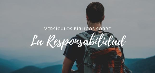 Versículos Bíblicos sobre la Responsabilidad