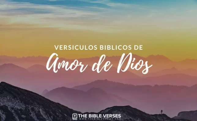 ▷▷ 30 Versículos de la Biblia sobre el Amor de Dios - Textos Bíblicos