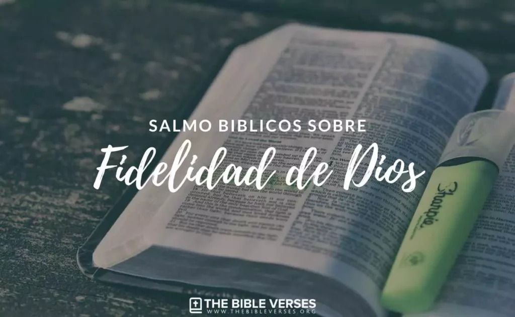 Salmos sobre La Fidelidad de Dios