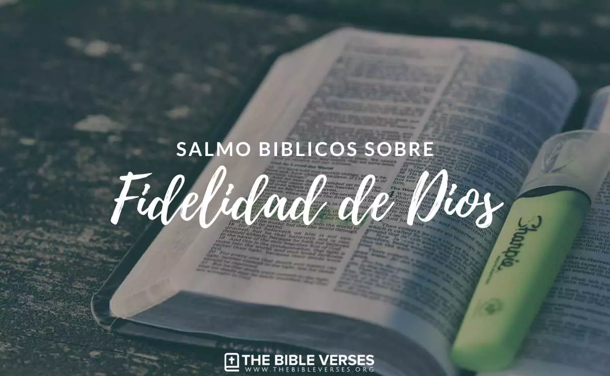 fidelidad a dios versos de la biblia