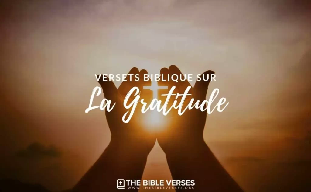 Versets Bibliques sur la Gratitude