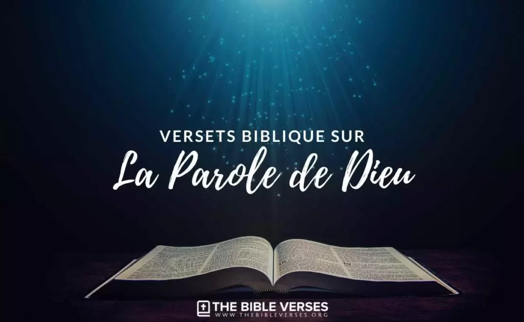 Versets Bibliques sur la Parole de Dieu