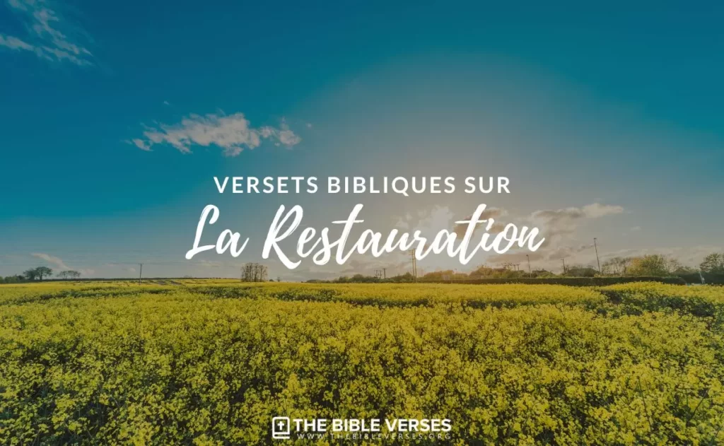 Versets Bibliques sur la Restauration