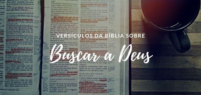 Vers Culos Da B Blia Sobre Buscar A Deus