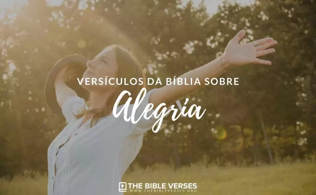 Versículos da Bíblia sobre Alegria
