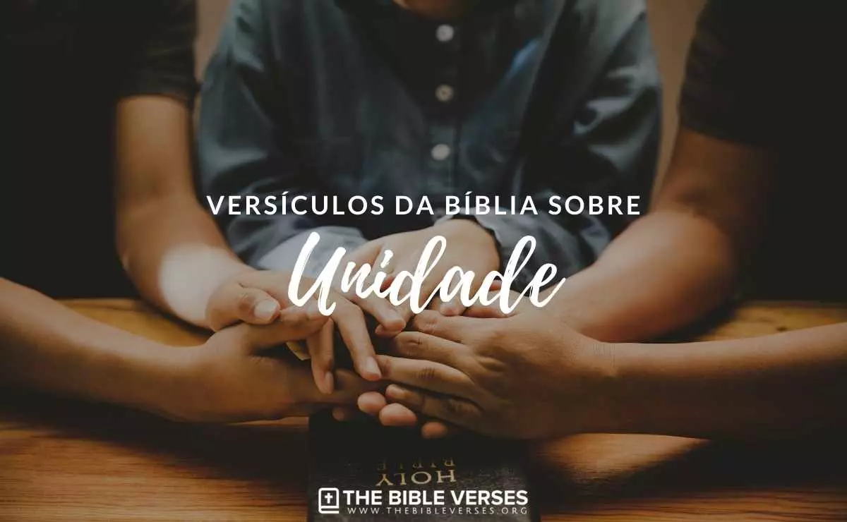 20 Versículos da Bíblia sobre Unidade e União entre os Irmãos 20 Versículos da Bíblia sobre Unidade e União entre os Irmãos