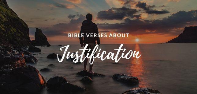 Bible Verses about Justification
