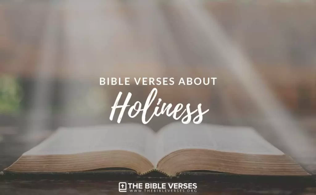 Bible Verses about Holiness