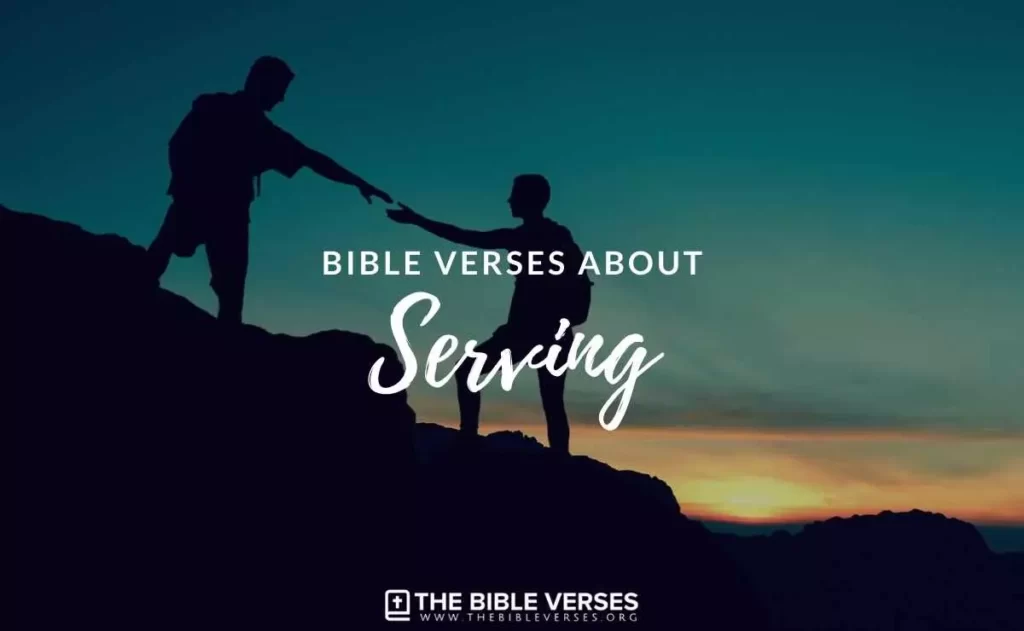Bible Verses about Serving
