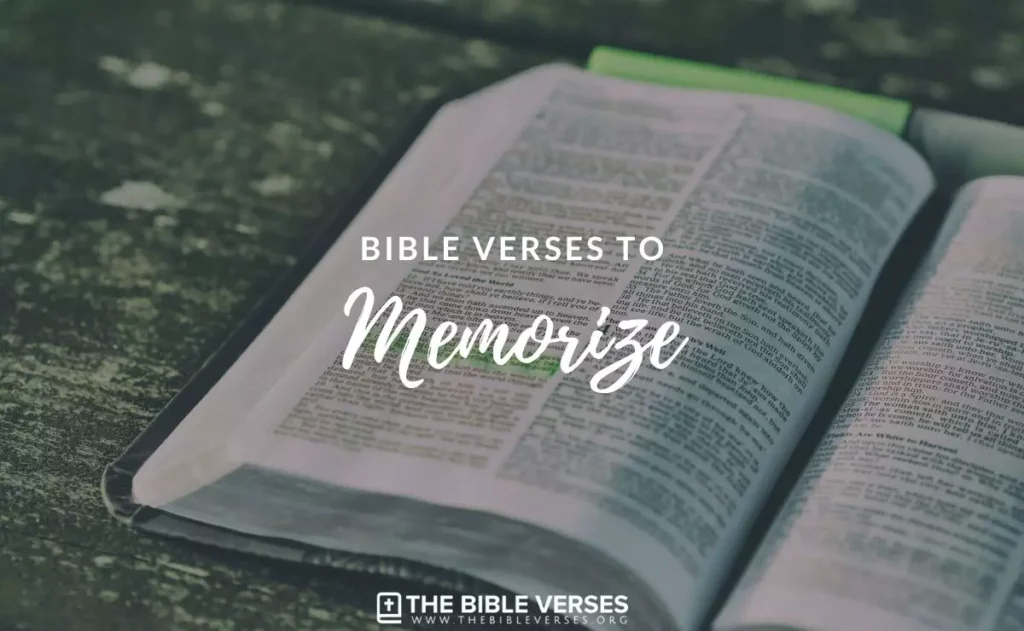 Bible Verses to Memorize