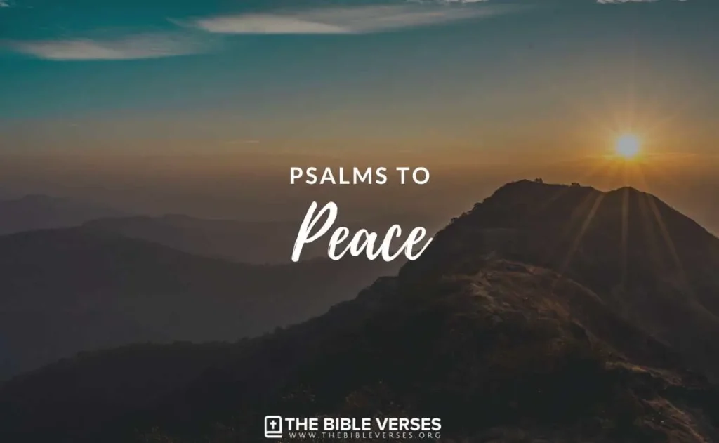 30 Psalms about the Peace of God | Bible Quotes